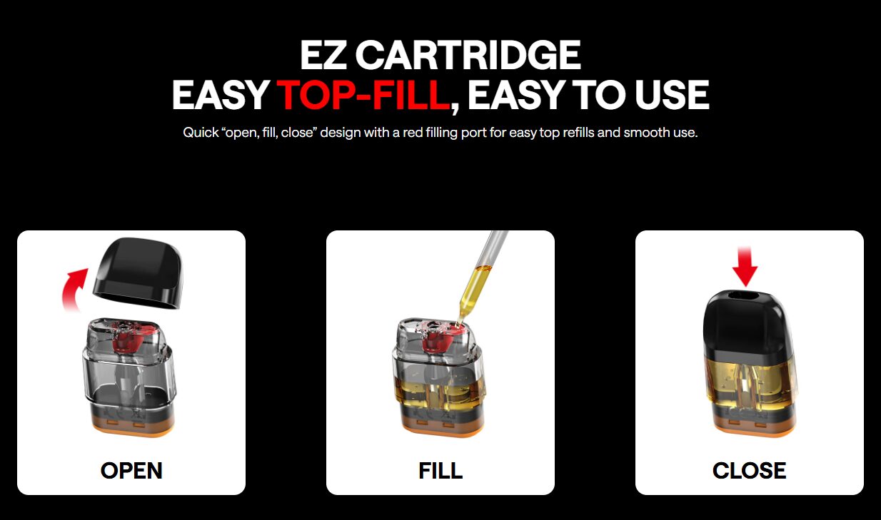 OXVA Xlim EZ CARTRIDGE 3ML TOP FILL PODS - Vape Saudi Arabia - Original  Devices Flavors
